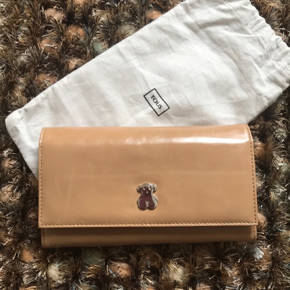 TOUS Leather Tan Wallet - Picture 3 of 3